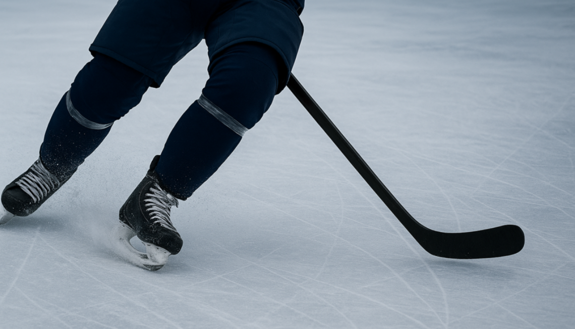 zmiana kierunku na łyżwach