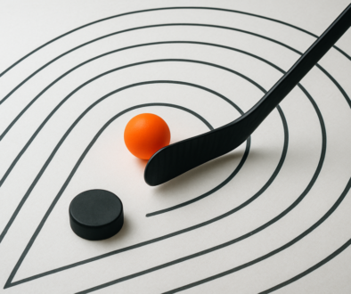 trening hokejowy poza lodem stickhandling